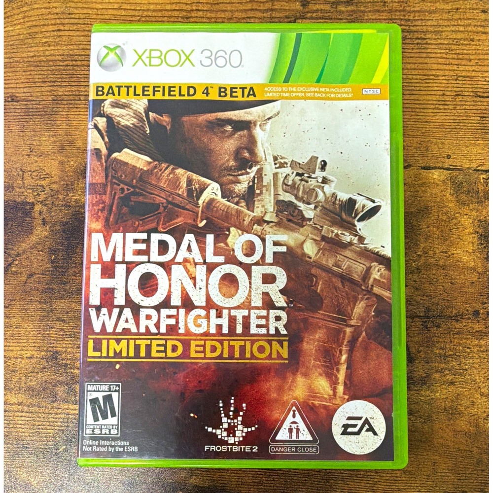 EA Medal of Honor Warfighter Limited Edition w/Manual Xbox 360 NTSC 2012 M